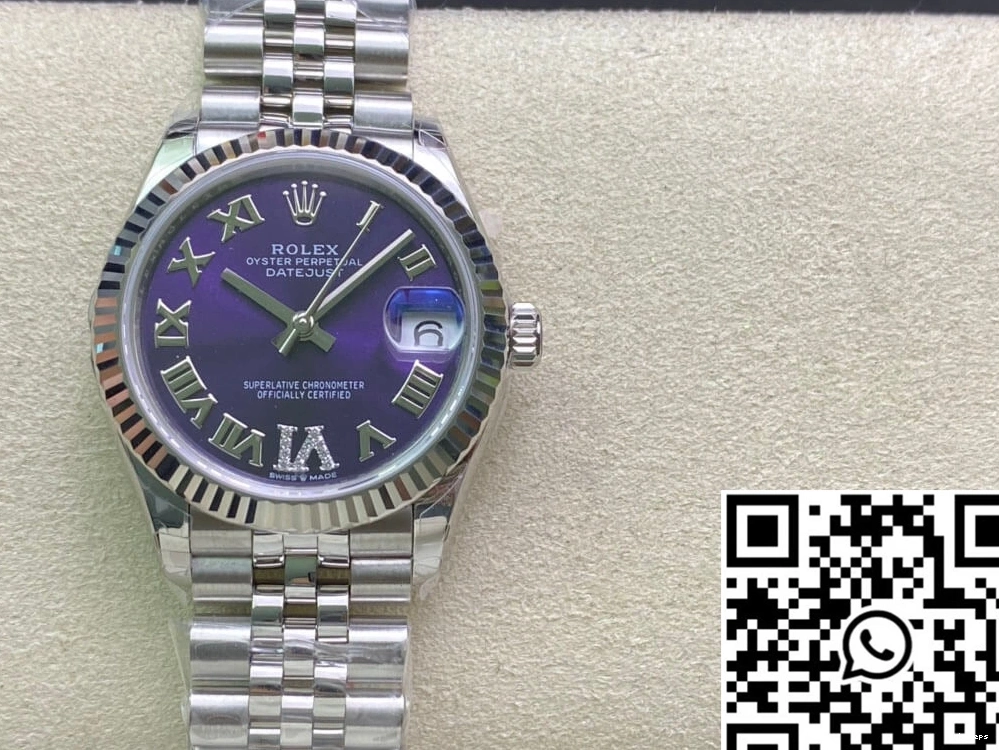 31MM EW Rolex Factory Datejust Dial Purple M178274-0088 0322